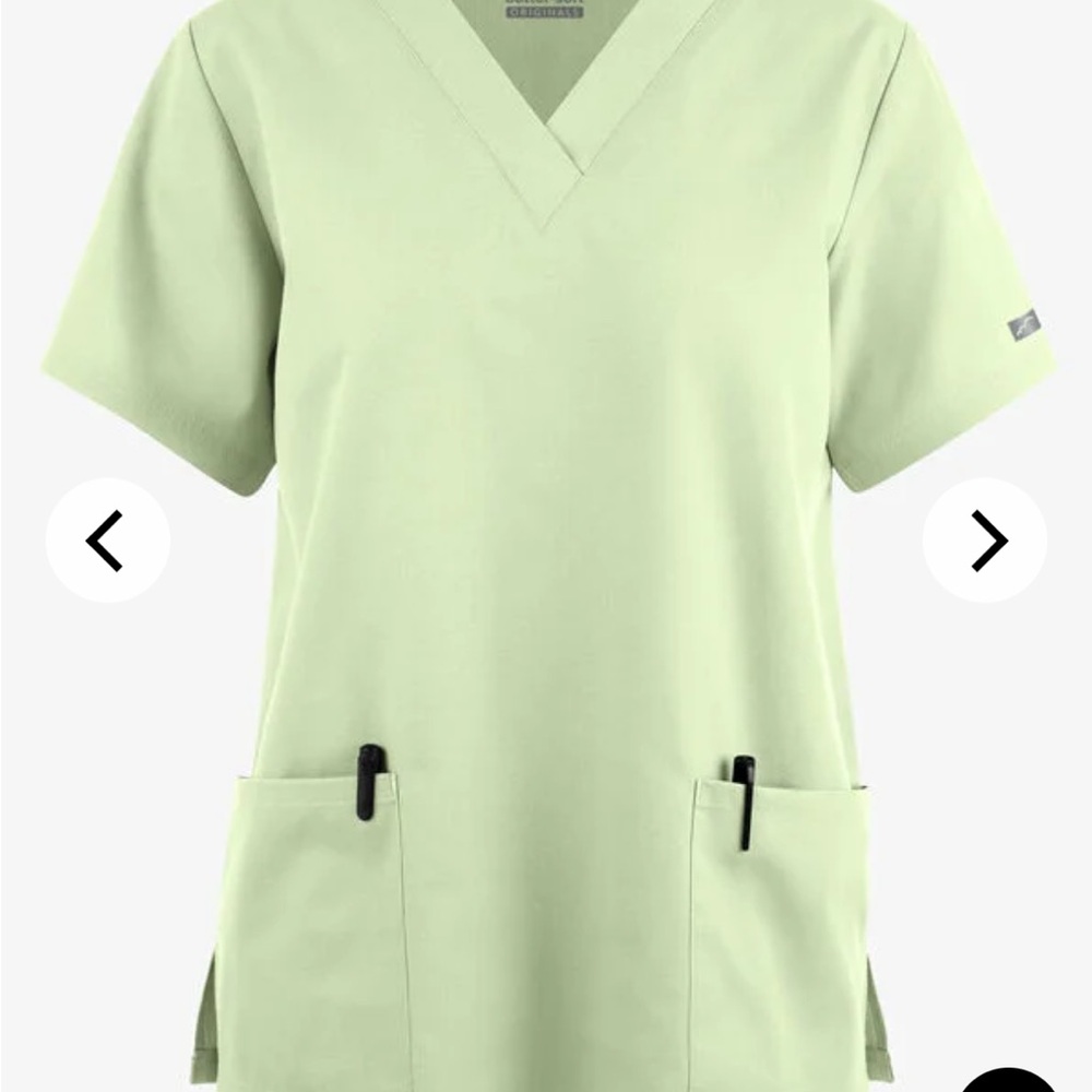 Set of 2 pair Butter Soft Scrubs by Uniform Advantage in spring mint